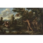 FILIPPO LAURI (Rome, 1623 - 1694) AND LOUIS COUSIN (Brussels, 1606 ca. - 1667 ca.), Hercules slays Nessus