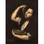 LUCA GIORDANO (Naples, 1632 - 1705) AND WORKSHOP, The Spaghetti Eater (Allegory of Taste)