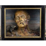 GAETANO GIULIO ZUMBO (Siracusa, 1656 - Paris, 1701), Anatomical bust with worms