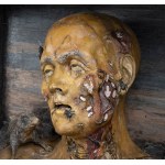 GAETANO GIULIO ZUMBO (Siracusa, 1656 - Paris, 1701), Anatomical bust with worms