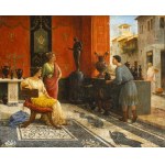 EDOARDO ETTORE FORTI (active in Rome between 1880 and 1920), Pompeian scene