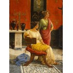 EDOARDO ETTORE FORTI (active in Rome between 1880 and 1920), Pompeian scene