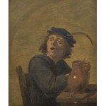 DAVID TENIERS IV (1672-1731), ATTRIBUTED TO, Young drinker with jug