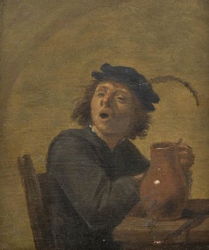 DAVID TENIERS IV (1672-1731), ATTRIBUTED TO, Young drinker with jug