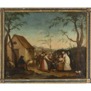 FLEMISH ARTIST, 18th CENTURY, Village scene