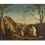 FLEMISH ARTIST, 18th CENTURY, Village scene