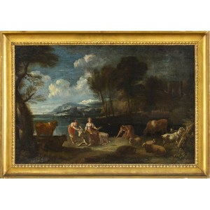 EMILIAN SCHOOL, 18th CENTURY, Landscape with the rape of Europa