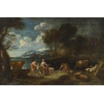EMILIAN SCHOOL, 18th CENTURY, Landscape with the rape of Europa