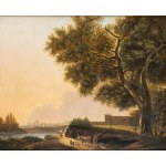 ROMAN SCHOOL, FIRST HALF OF 19th CENTURY, View of Saint Peter's Basilica from Tor di Quinto