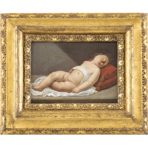 ARTEMISIA GENTILESCHI (Roma, 1593 - Napoli, 1653), ATTRIBUTED TO, Sleeping child