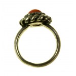 Srebrny pierścionek z koralem, Zaremscy (48)