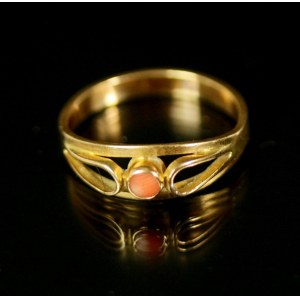Złoty pierścionek ORNO (50)