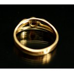 Złoty pierścionek ORNO (50)