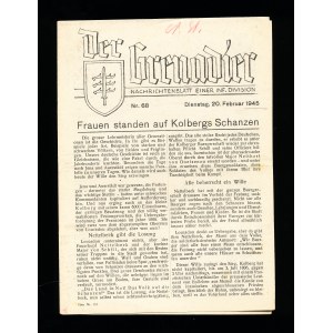 Informationsblatt der Grenadier-Infanterie-Division vom 20. Februar 1945 (31)