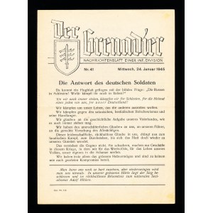 Der Grenadier. German infantry division information leaflet dated February 20, 1945 (32)