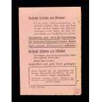 Sovietsky vojenský propagandistický leták pre nemeckých vojakov a dôstojníkov bojujúcich na rieke Odre, druhá svetová vojna (36)