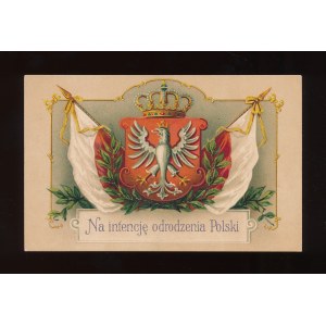 Vlastenecká pohlednice Za znovuzrození Polska (127)