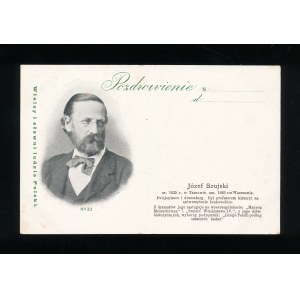 II Rp Józef Szujski Postcard from the series Great and famous people of Poland (189)