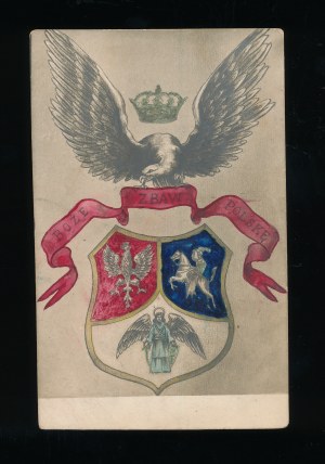 Pocztówka patriotyczna Boże zbaw Polskę (195)