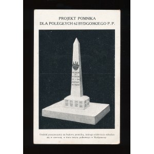 II Rp Projekt Pomnika dla Poległych 62 Bydgoskiego Pułku Piechoty (207)