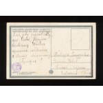 Karta imieninowa wysłana do Józefa Piłsudskiego 1918. (213)