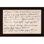 Name card sent to Jozef Pilsudski 1918 (214).