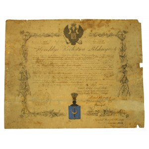 Confirmation of nobility, Trzaska coat of arms, Radom Governorate 1848 (503)
