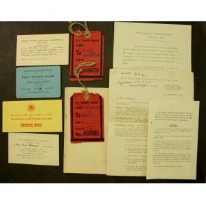Soubor pamětních předmětů polského vojenského atašé v Londýně 1947 (407)