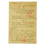 Czerwony Krzyż - Dwa formularze z korespondencją z II wojny (410)