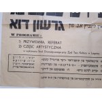 Plakát k otevření Centra židovské obce v Legnici 1948 (46)