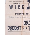 Afisz, wiec Zjednoczenia Syjonistycznych Demokratów Ichud we Wrocławiu (49)