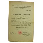 A set of documents after a teacher of the State Economic and Trade School in Lviv(301)