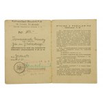 Legitymacja odznaki II Stopnia Przysposobienia Wojskowego, 64 Pułk Piechoty, Grudziądz 1937 r.(305)