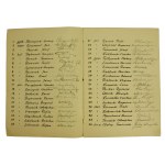 Marshall Edward Rydz-Śmigły, decorative list of contributions for the honorary saber collected at the 2nd Kaniowski Sapper Battalion in Puławy (451)