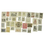 [Exlibris] Collection of exlibris 148 pieces. (508)