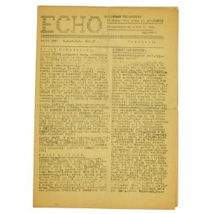 Echo, polska gazeta konspiracyjna, 26 VI 1943 r (960)
