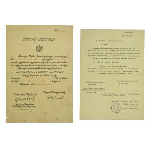 Důstojnický patent a kopie 1937 (603)