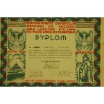 Diplom 13. lehkého dělostřeleckého pluku, Volyň 1936 (604)