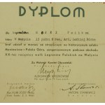Diplom 13. ľahkého delostreleckého pluku, Volyň 1936 (604)