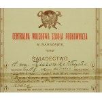 School Certificate of Military Shoeing Foreman 1925 (606).