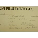 Jozef Pilsudski, diploma of Honorary Member of the Free Polish University, 1919. (615)