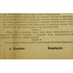 Leták Zřízení státní moci v Polském království 1917. (867)