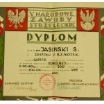 Diplom - Národná strelecká súťaž, M. S. Wojsk. Lwów, 1930 (246)