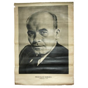 Poster Wladyslaw Gomulka 1st Secretary of the Central Committee of the Polish United Workers' Party, 1960-e (364)