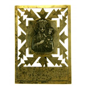 Our Lady of Czestochowa plaque, 1956 Silver (7)