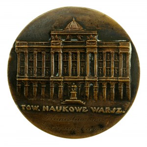 Medal Towarzystwo Naukowe Warszawskie medal dla malarza Stanisława Szczepańskiego (101)