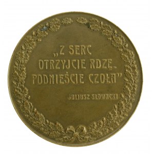 Juliusz Słowacki 1909 medaila. Raška. (102)