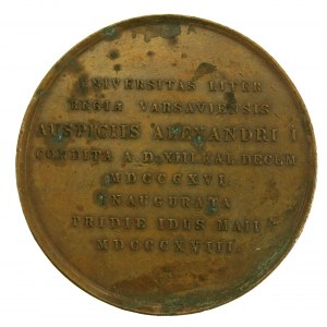 Medal na pamiątkę założenia Uniwersytetu Warszawskiego 1818 r. (103)