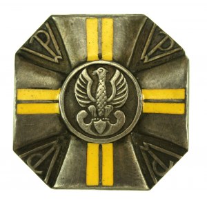 Druhá poľská republika, odznak vojenského výsadku. Kurz druhého stupňa (161)