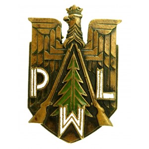 Druhá republika, odznak vojenské organizace lesníků (167)